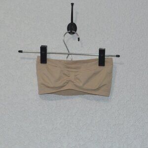 Womens Saint Eve Beige Bandeau Size XXS/XS (93% nylon/7% spandex)